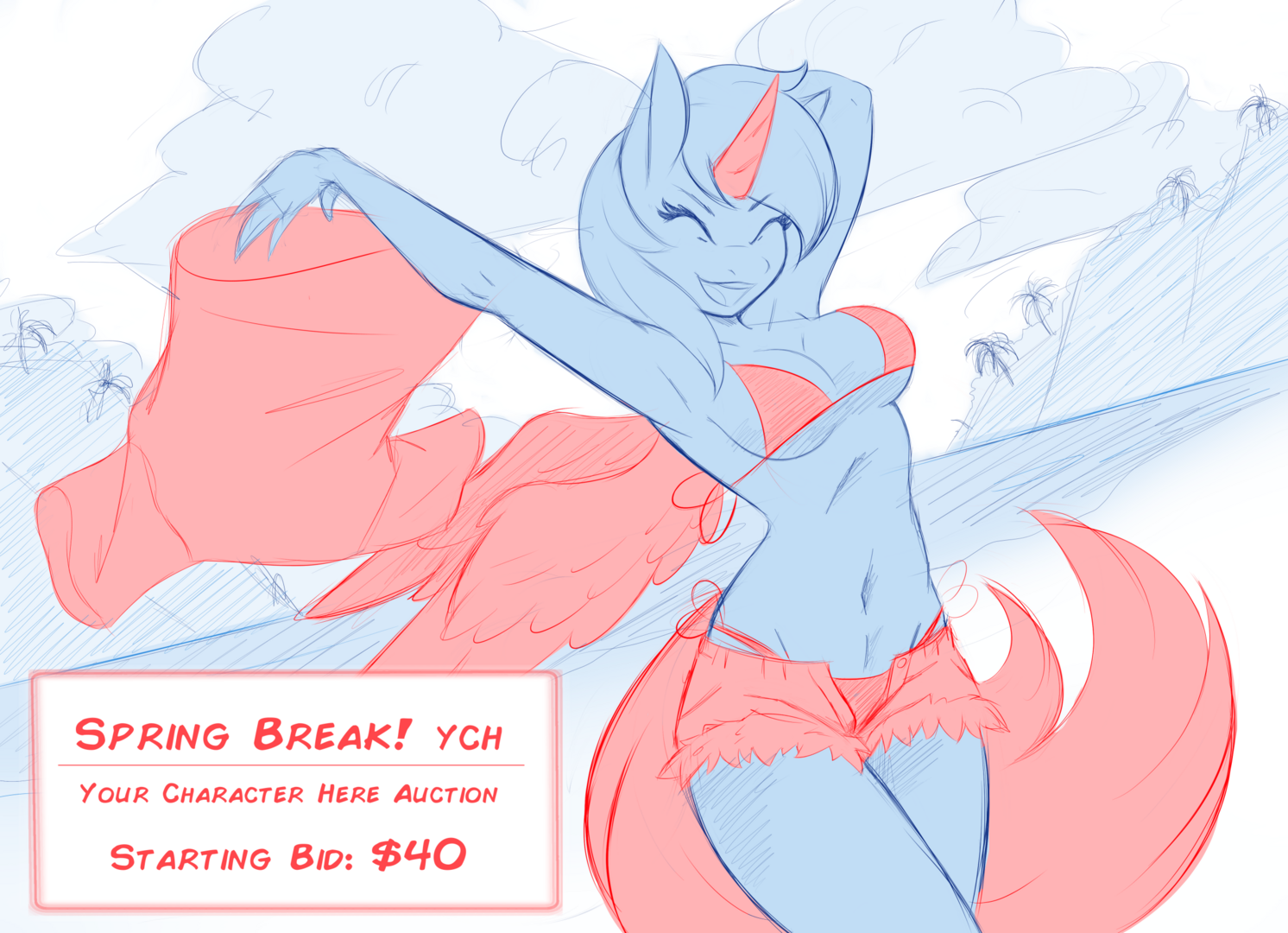 Spring Break! - YCH.art