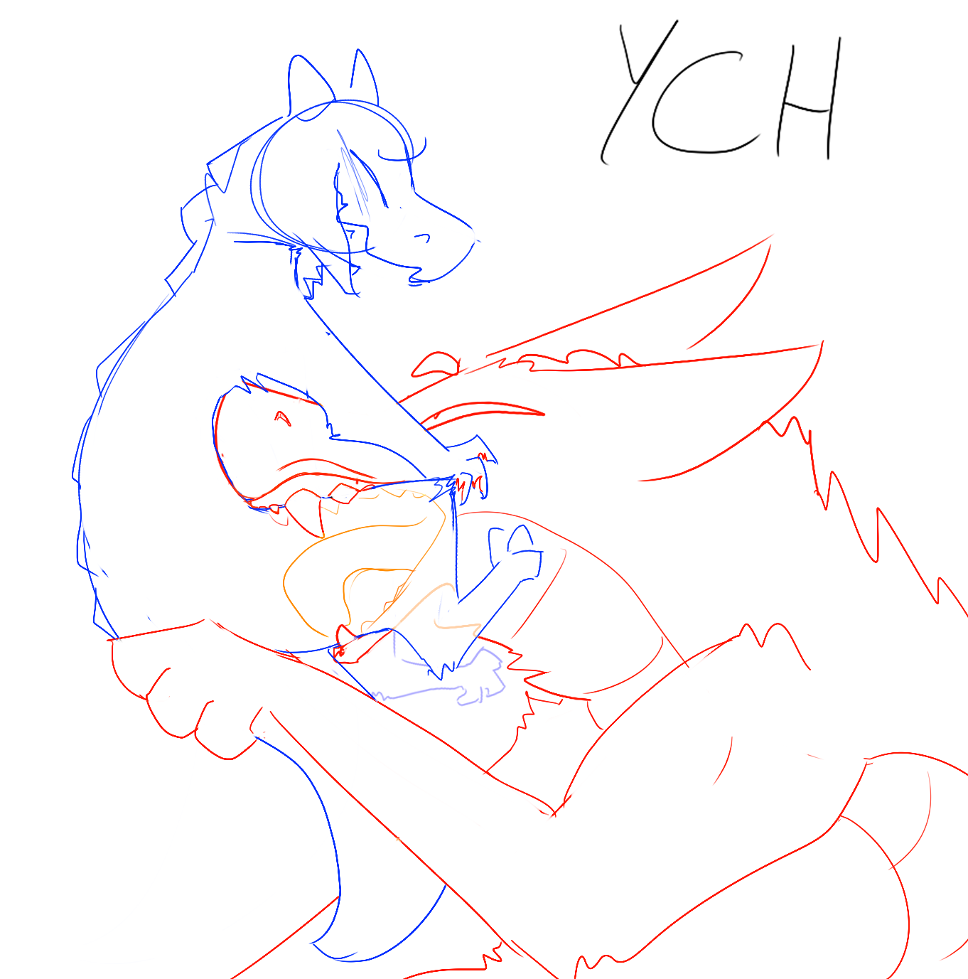 A YCH With Size Difference - YCH.art