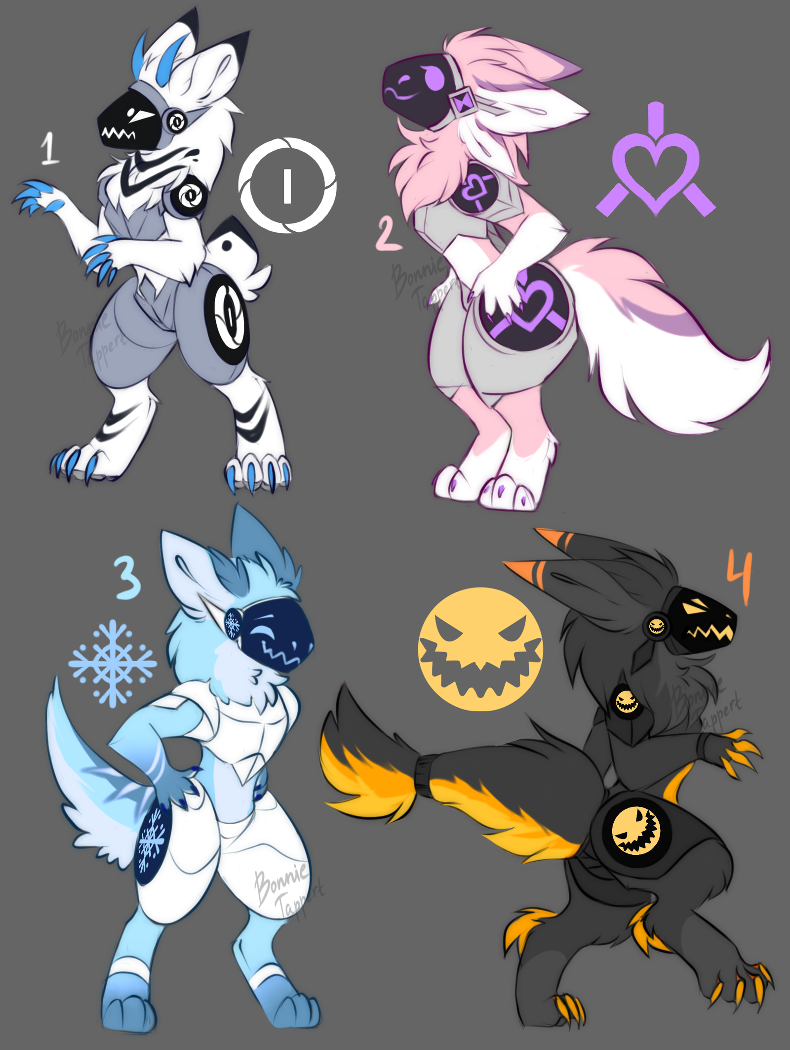 Close adopt - cmyk protogen adoptable - ych.commishes