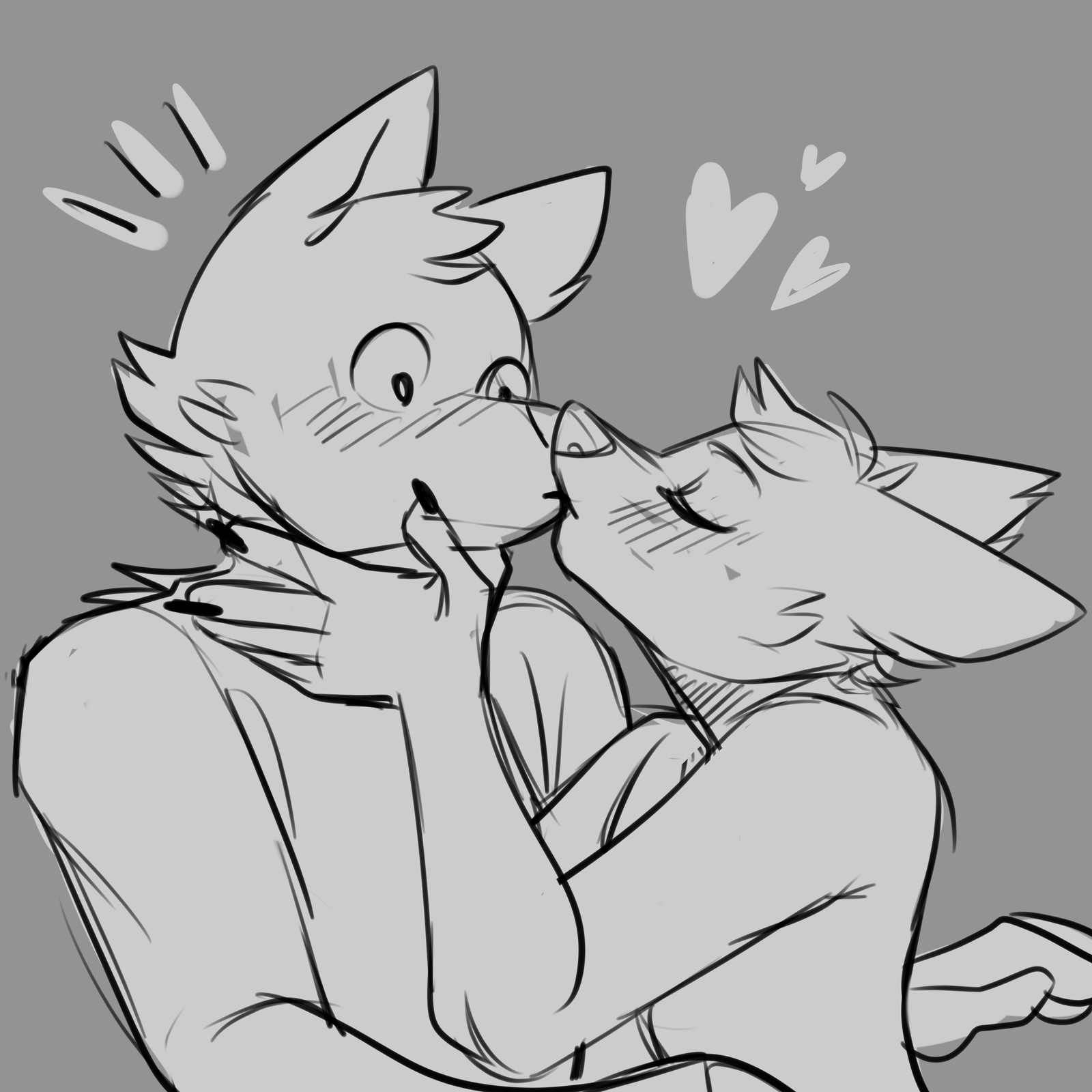 YCH- Kiss Couple - YCH.Commishes