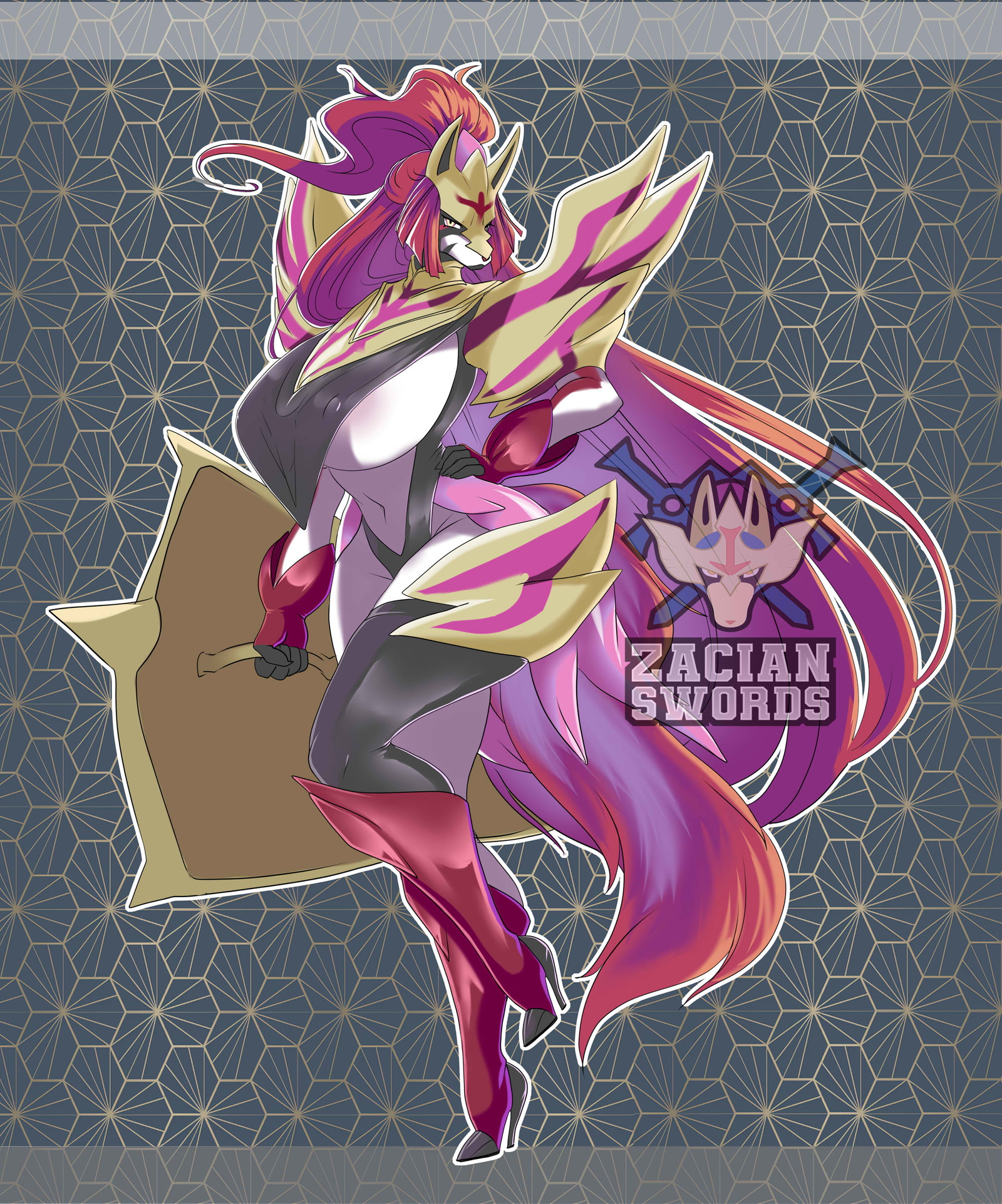 Zamazenta's Official Shiny by ShinyRemakin on DeviantArt