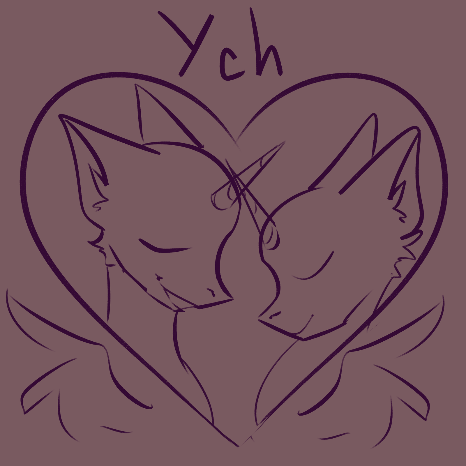 Romantic Portrait  YCH - YCH.Commishes