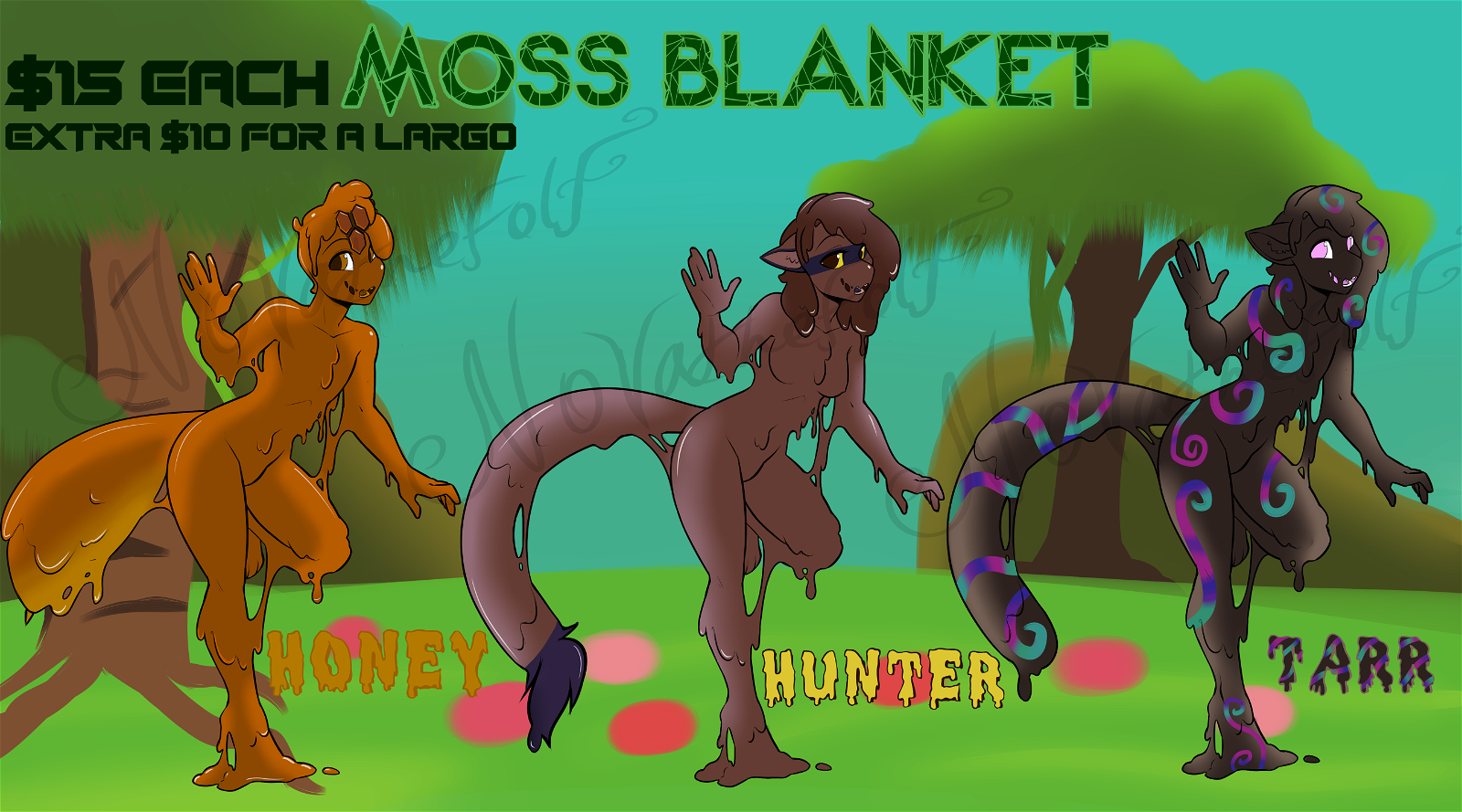 Moss Blanket Slime adopts 