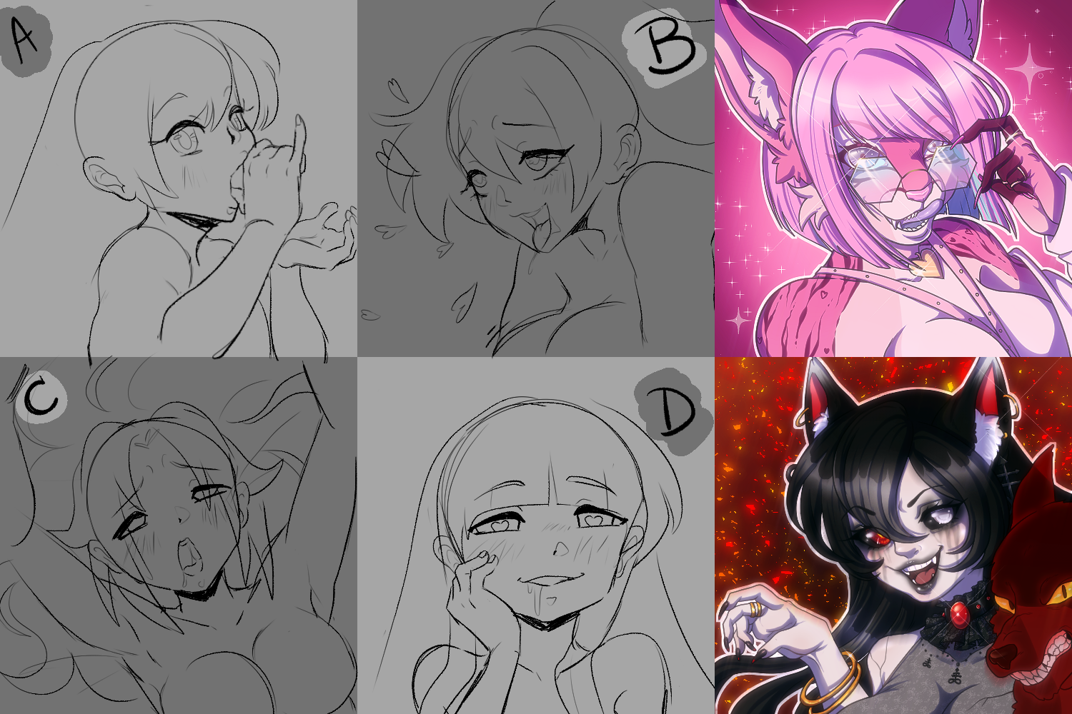 Ecchi Icons YCH - YCH.art