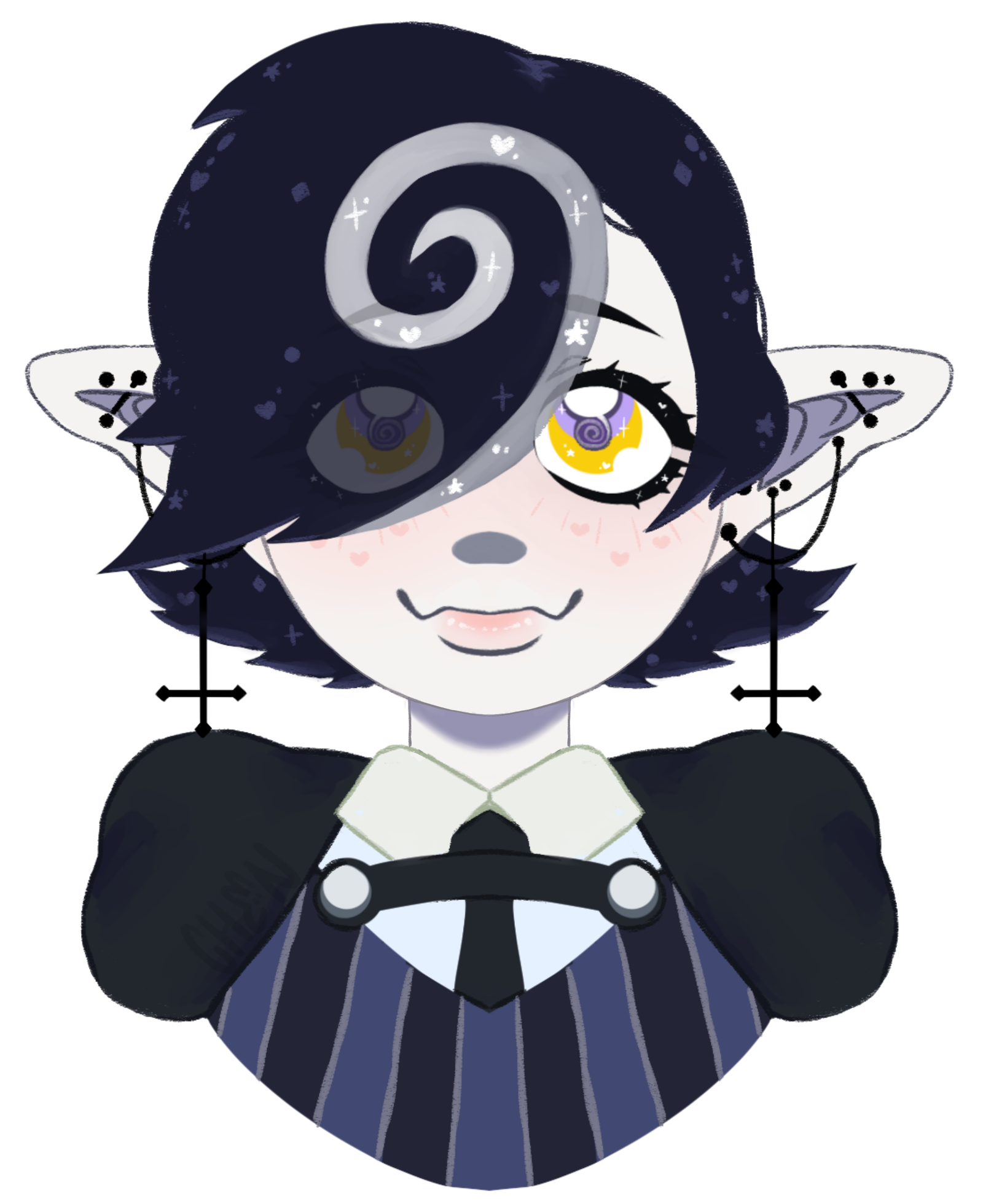 Cat Boy VTuber PNGtuber Model YCH art